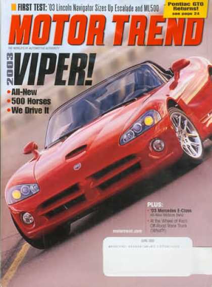 Motor Trend - June 2002