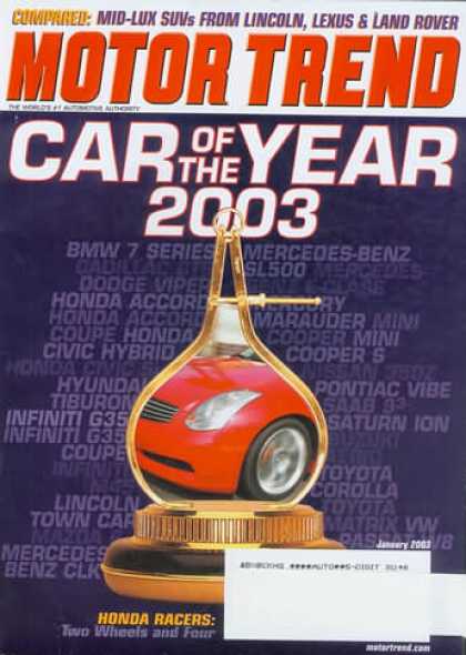 Motor Trend - January 2003