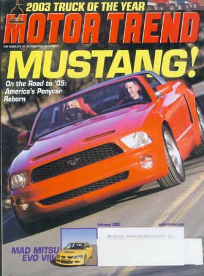 Motor Trend - February 2003