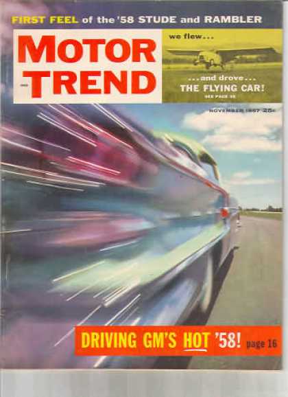 Motor Trend - November 1957