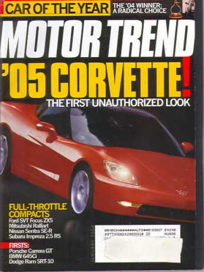 Motor Trend - January 2004