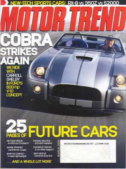 Motor Trend - March 2004
