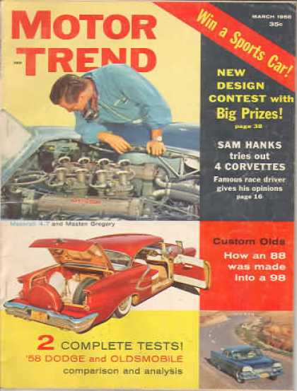 Motor Trend - March 1958