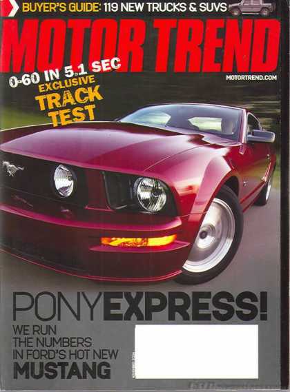 Motor Trend - November 2004