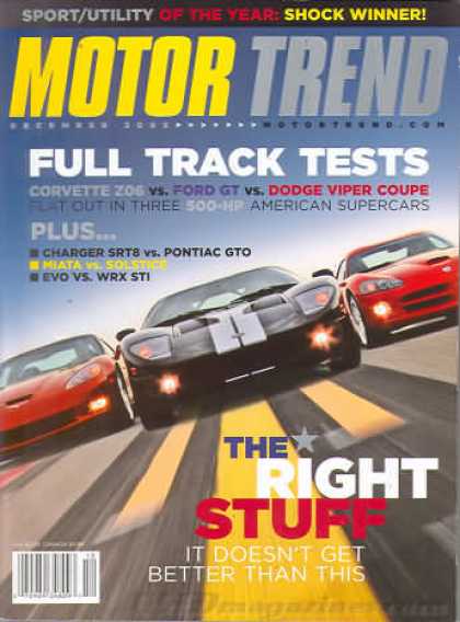Motor Trend - December 2005