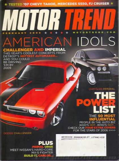 Motor Trend - February 2006