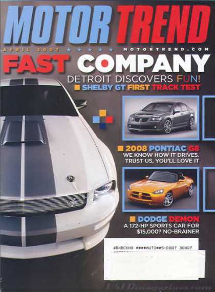 Motor Trend - April 2007