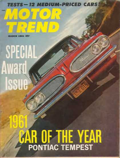 Motor Trend - March 1961