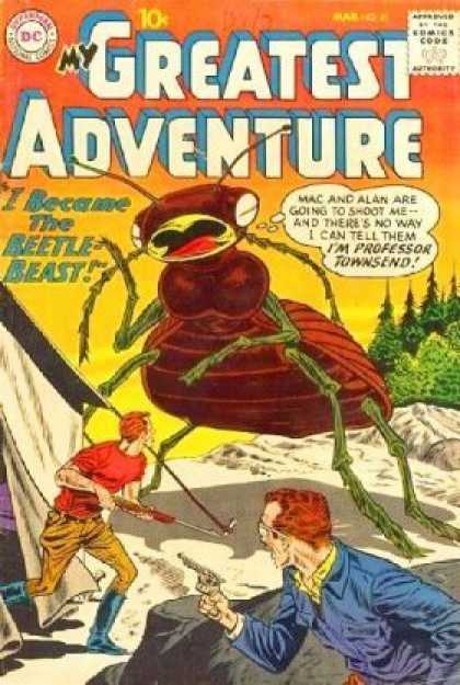 My Greatest Adventure 41 - Dc Comics - Beetle Beast - Professor Townsend - Science Fiction Comics - Adventure Comics