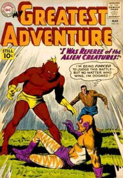 My Greatest Adventure 53 - Dc - Monster - Battle - Man - Comics Code