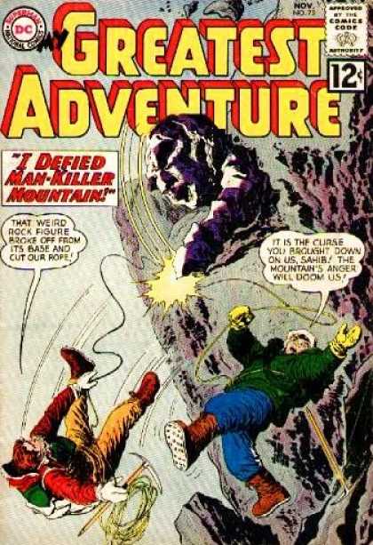 My Greatest Adventure 73 - I Defied Man-killer Mountain - Rock Figure - Mountain Climbers - Fall - Rope