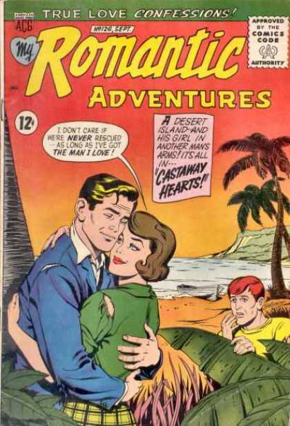 My Romantic Adventures 126 - Islan - Palm Tree - Blonde Man - Brunette Woman - Peeper