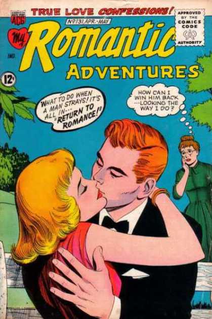 My Romantic Adventures 131 - Romance Comic - True Love - Confessions - Kiss - Embrace