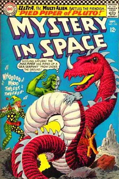 Mystery in Space 110 - Dc Comics - Pied Piper Of Pluto - Sea Serpent - September - Ultra The Multi Alien