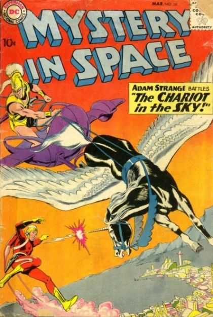 Mystery in Space 58 - Horse - Sky - Wire - Rope - Cap