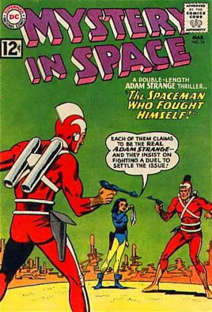 Mystery in Space 74 - Adan Strange - Triller - Sooting - Guns - Space Costumes