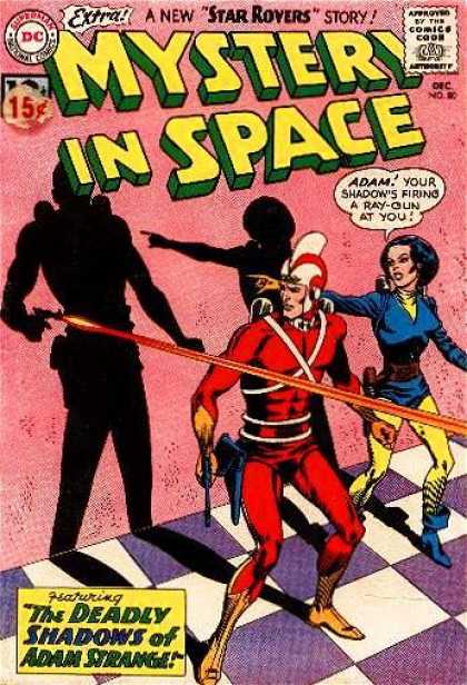 Mystery in Space 80 - Superman National Comics - Approved By The Comics Code - Star Rovers - Extra - The Deadly Shadows Of Adam Strange