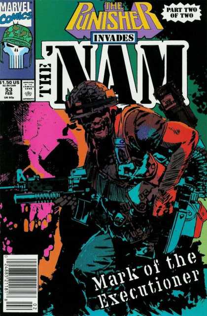 Nam 53 - Marvel Comics - The Punisher - Guns - Helmet - Executioner