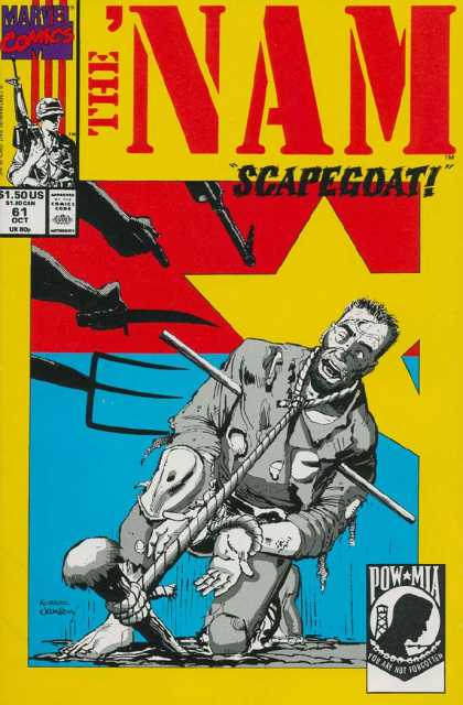 Nam 61 - Marvel Comics - Soldier - Approved By The Comics Code - Scapegoat - Pow Mia