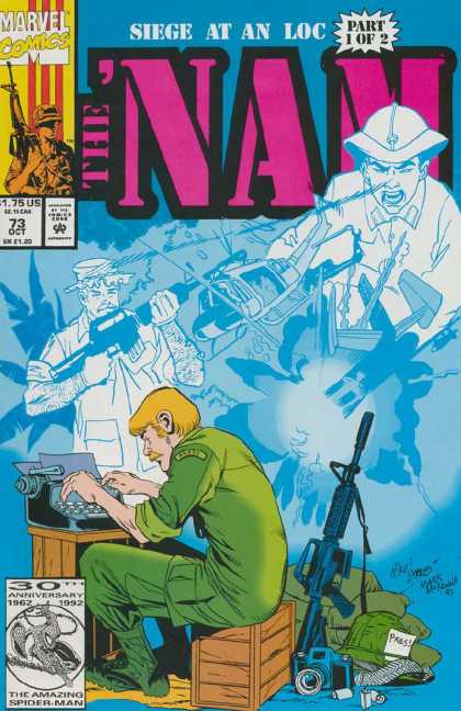 Nam 73 - Marvel Comics - Part 1 Of 2 - Seige At An Loc - Approved By The Comics Code Authority - 73 Oct