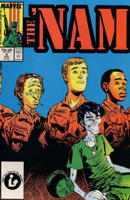 Nam 9 - Marvel Comics - Green Shirt - Army - Marks - Little
