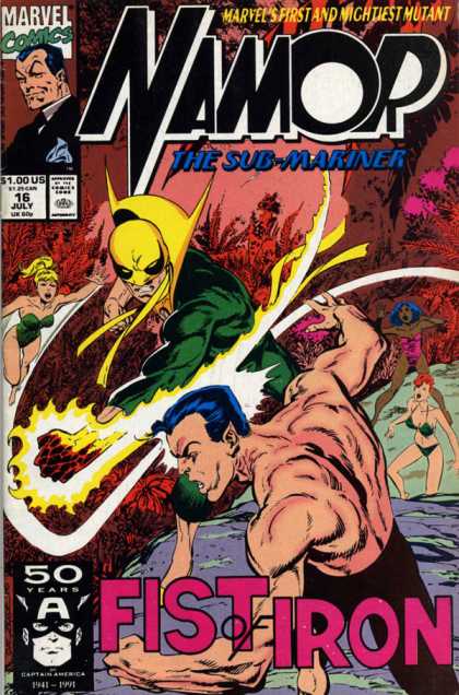 Namor 16 - Iron Fist - Slugfest - Mutant - Deadly Brawl - Fist Of Iron