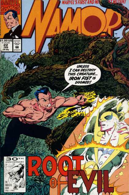 Namor 22 - Marvels First - Marvel Comics - Mutant - Approved By Comics Code - Root Of Evil