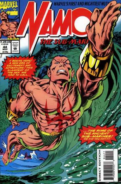 Namor 44 - Marvel Comics - Direct Edition - 125 Us - 44 Nov - The Rime Of The Ancient Sub-mariner