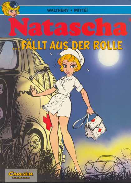 Natascha 2 - German Language - Nurse Outfit - Car - Medical Van - Moon