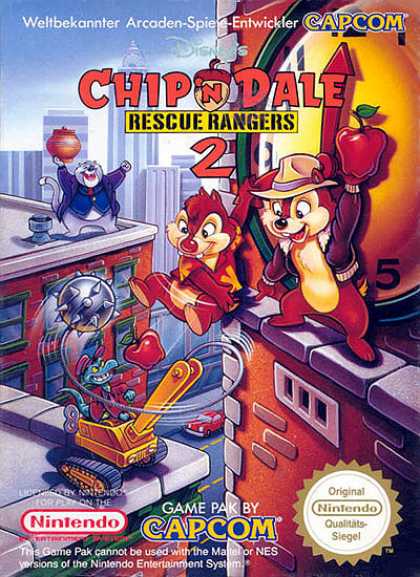 NES Games - Chip 'n Dale 2E