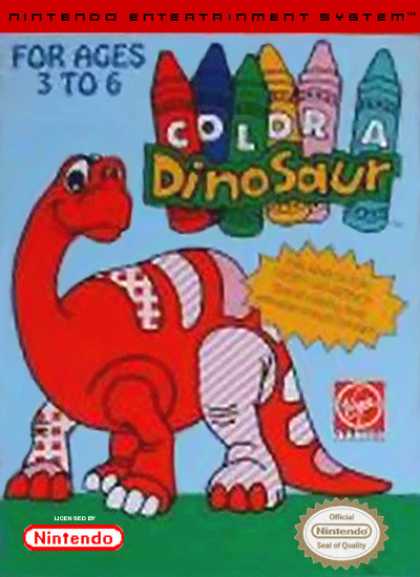 NES Games - Color a Dinosaur