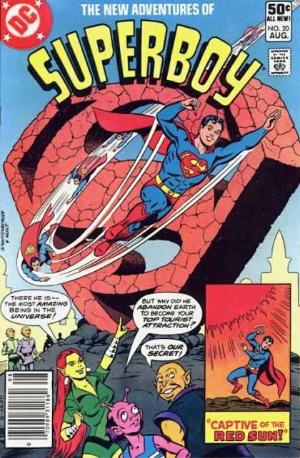 New Adventures of Superboy 20 - Captive Of The Red Sun - Universe - Abandon Earth - Our Secret - Amazing