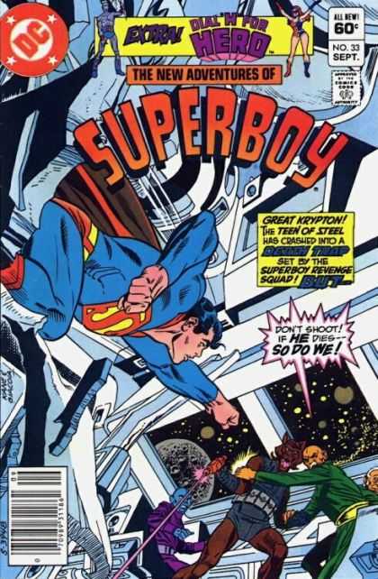New Adventures of Superboy 33 - Outer Space - Krypton - Wolf Man - Space Ship - Hero