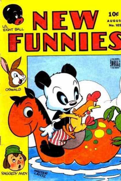 New Funnies 102 - Bear - Chicken - Oswald - Lil Eight Ball - Raggedy Andy