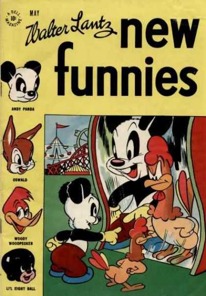 New Funnies 111 - Walter Lantz - Andy Panda - Woody Woodpecker - Oswald - Lil Eight Ball
