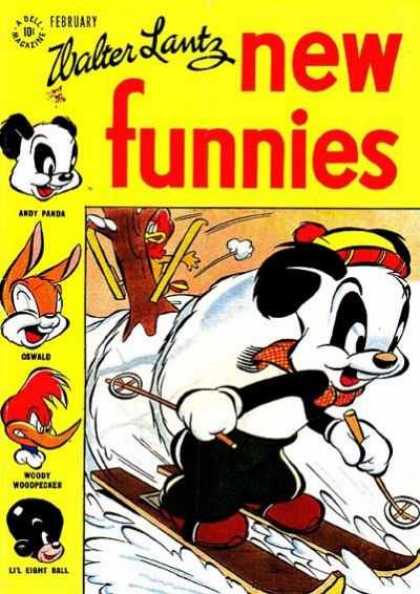 New Funnies 120 - Childhood Memories - Skis - Woodys Laugh - February Issue - Saturday Morning Cartoons