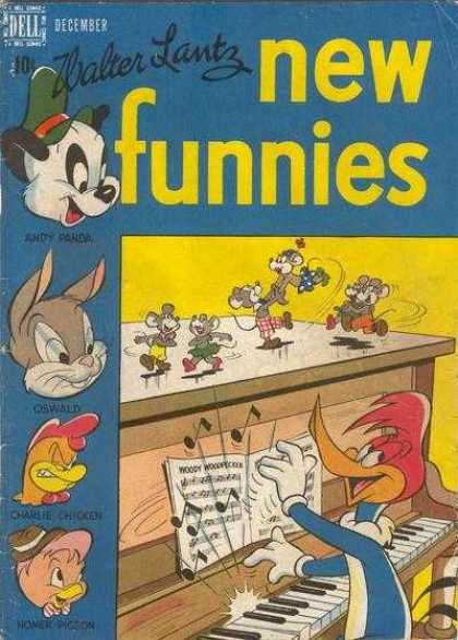 New Funnies 142 - Walter Lantz - Woody Woodpecker - Andy Panda - Oswald - Homer Pigeon