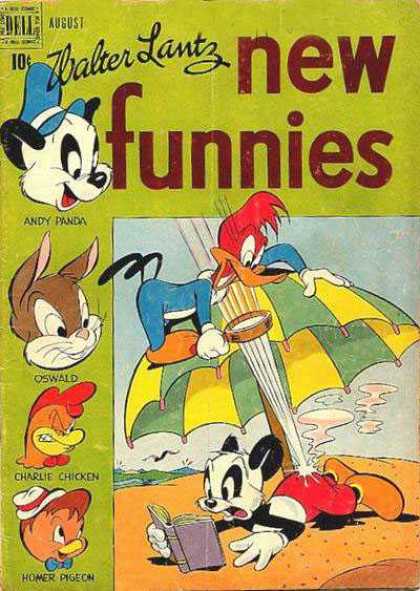 New Funnies 150 - Sand - Book - Umbrella - Magnifying Glass - Animals