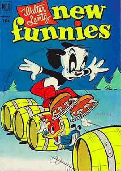 New Funnies 180 - Jumping - Barrels - Skates - Donald Duck - Trees