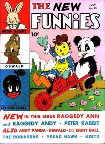 New Funnies 65 - Petter Rabbit - Oswald - Lil Eight Ball - Raggedy Ann - Andy Panda