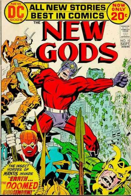 New Gods 10 - All New Stories - Best In Comics - New Dc Gods - Now Only 20c - New Gods - Jack Kirby