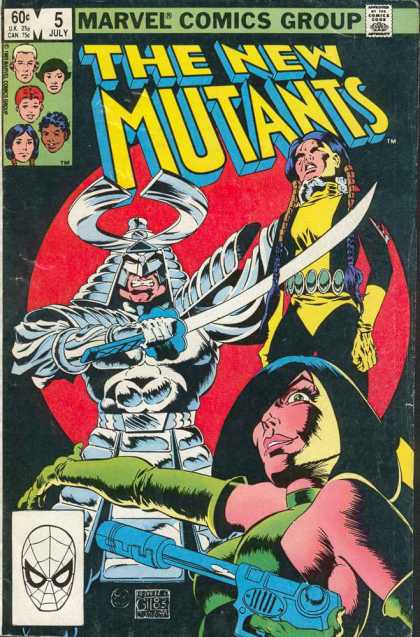 New Mutants 5 - Viper - Silver Samurai - Mirage - July - No 5