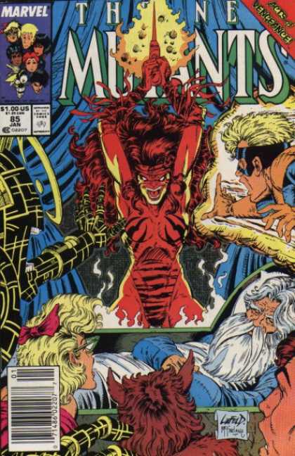 New Mutants 85 - Old Man - Flame Woman - Mutants - Marvel - Super Hero Suit - Rob Liefeld, Todd McFarlane