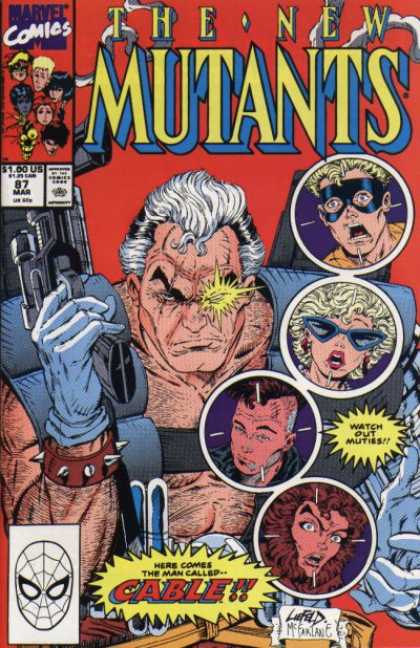 New Mutants 87 - Cable - Spiderman - Rob Liefeld, Todd McFarlane
