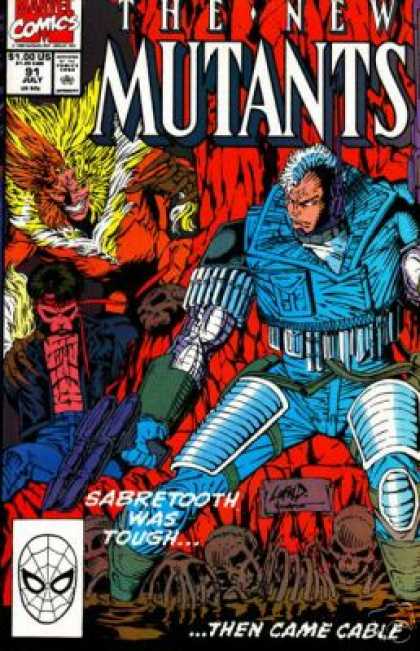New Mutants 91 - Sabretooth - X-men - Cable - Marvel Comics - July 91 - Rob Liefeld