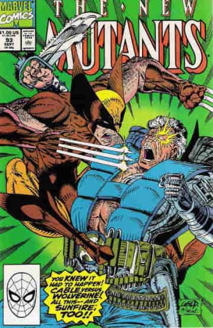 New Mutants 93 - Wolverine - Cable - Rob Liefeld, Todd McFarlane