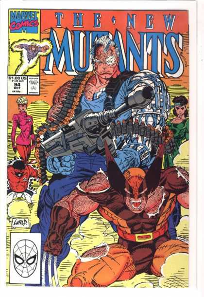 New Mutants 94 - Guns - Ammo - Masks - Females - Torn Clothes - Rob Liefeld