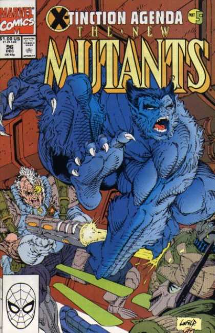 New Mutants 96 - Beast - Cable - Rob Liefeld