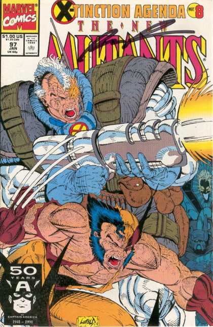 New Mutants 97 - Cable - Wolverine - Rob Liefeld