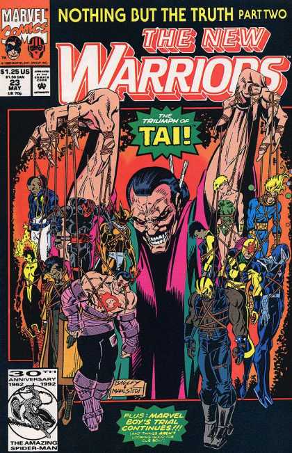 New Warriors 23 - No 23 - Nothing But The Truth Part Two - The Triumph Of Tai - Marvel Comics - Bagley - Mark Bagley